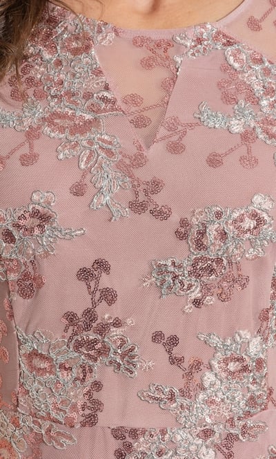 Embellished Mesh Dress