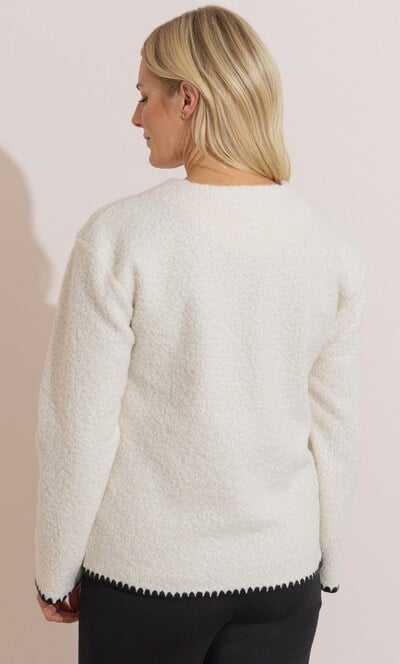 Anna Rose Boucle Collarless Jacket