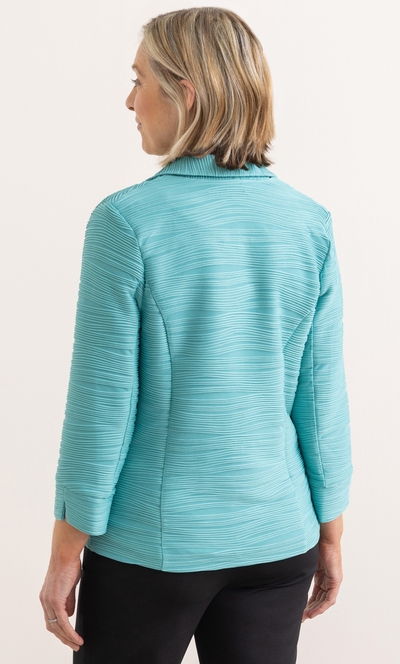 Anna Rose Textured Jersey Jacket