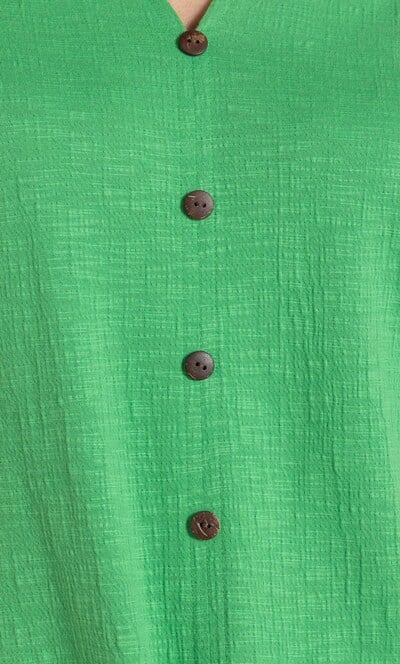 Textured Tie Hem Top