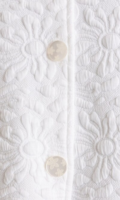 Floral Quilted Boxy Jacket