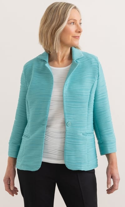 Anna Rose Textured Jersey Jacket