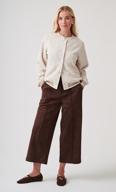 Shimmer Boucle Bomber Jacket