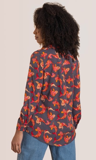 Koi Carp Fish Printed Shirt