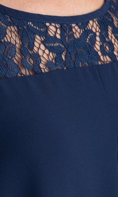 Lace Trim layered Top
