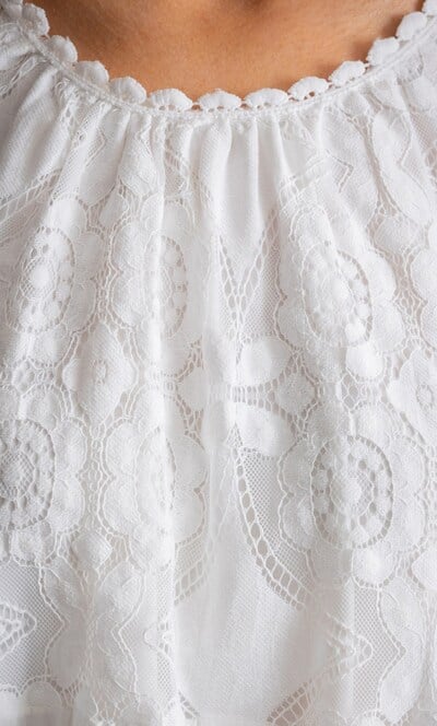 Lace Trim Top