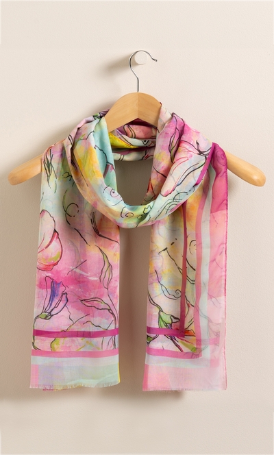 Floral Printed Scarf