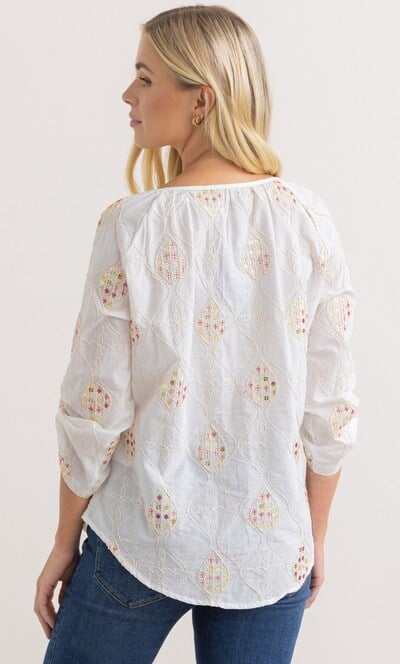 Embellished Cotton Top