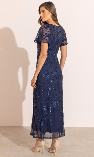 Sequin Embellished Maxi Dress