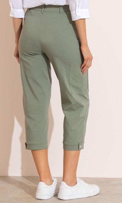Cropped Cargo Trousers