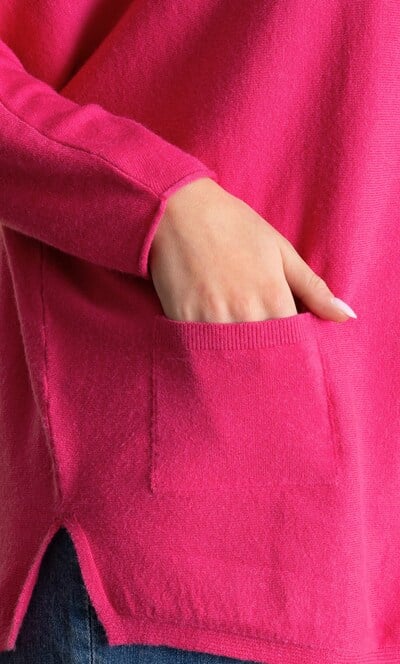 Batwing Knitted Jumper