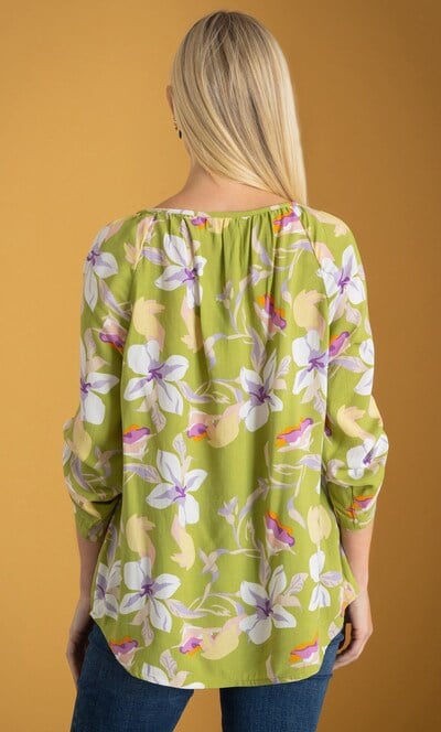 Botanical Print Top
