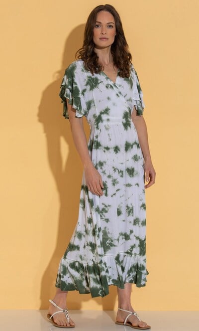 Boho Tie Dye Midaxi Dress