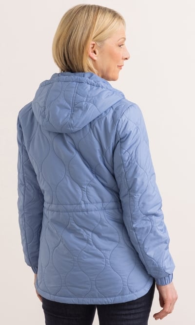Anna Rose Quilted Hooded Jacket