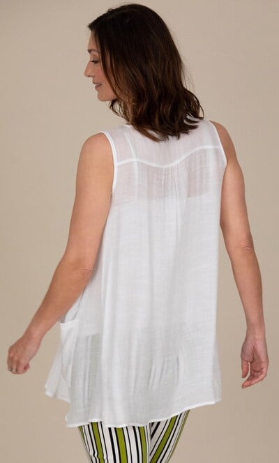 Sleeveless Pocket Tunic Top