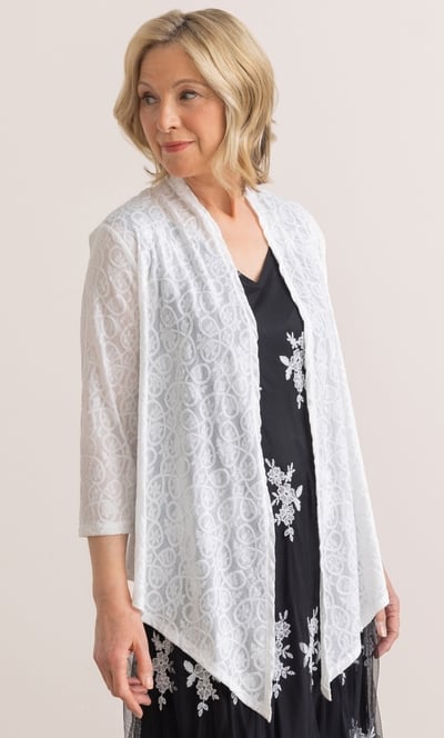 Anna Rose Patterned Waterfall Cover Up