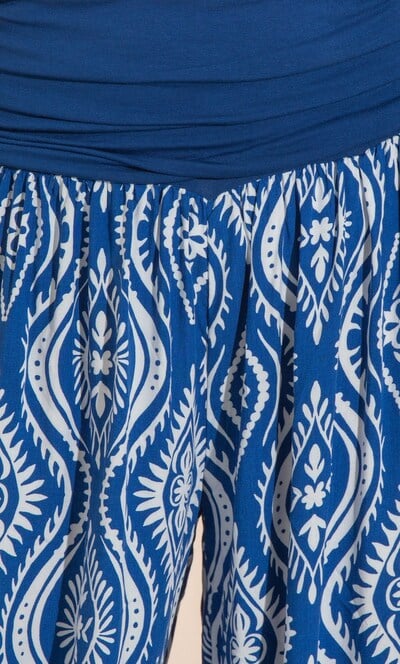 Printed Balloon Trousers