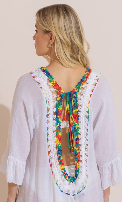 Crochet Detail Cover-Up