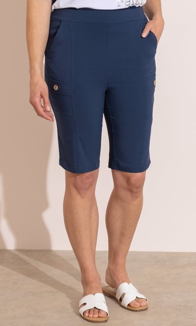 Anna Rose Pull On Stretch Shorts