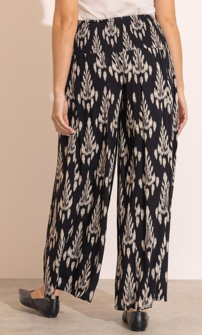 Printed Wide Leg Palazzo Trousers