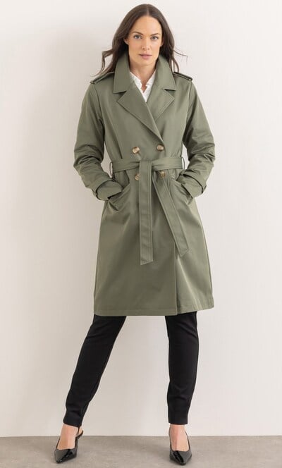 Double Breasted Trench Coat