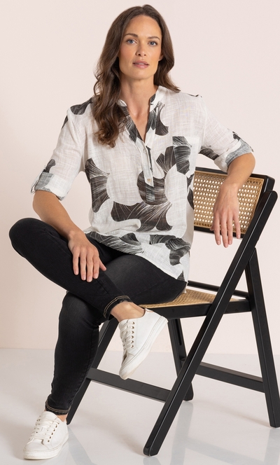 Printed Cotton Top