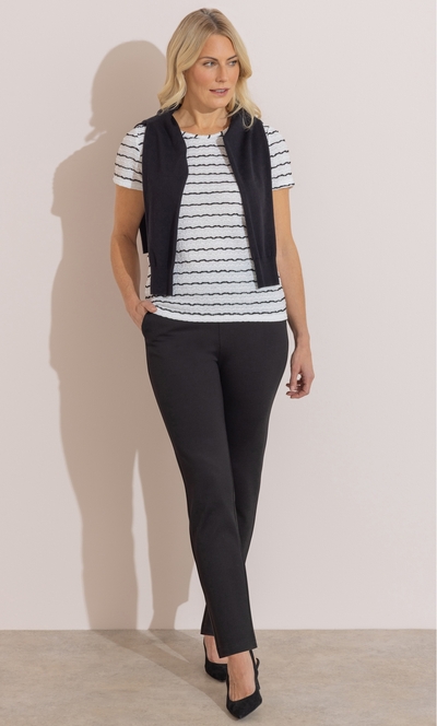 Anna Rose Ponte Slim Leg Trouser 25 Inch Leg