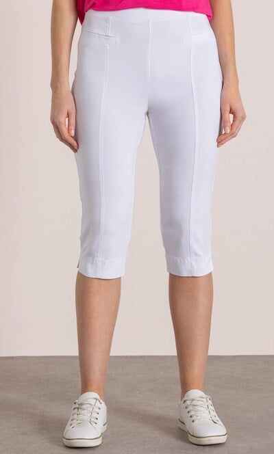 Pull On Cropped Trousers