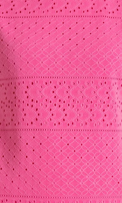 Anna Rose Eyelet Jacquard Top