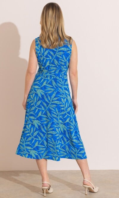 Anna Rose Printed Midi Shirt Dress