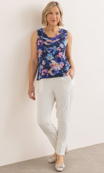 Anna Rose Bouquet Printed Top