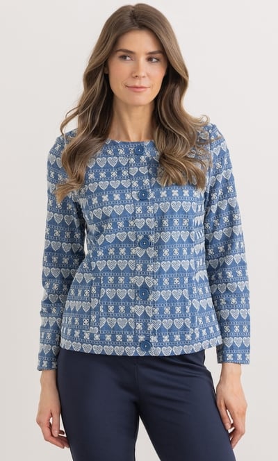 Embroidered Cotton Jacket