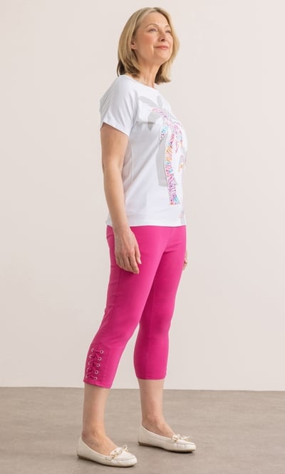 Anna Rose Pull On Cropped Trousers