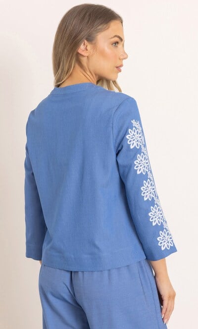 Embroidered Lightweight Jacket