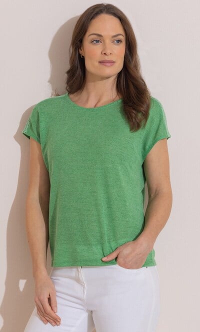 Light Knitted Short Sleeve T-Shirt