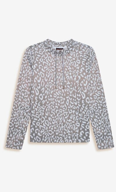 Anna Rose Leopard Inspired Shimmer Jumper