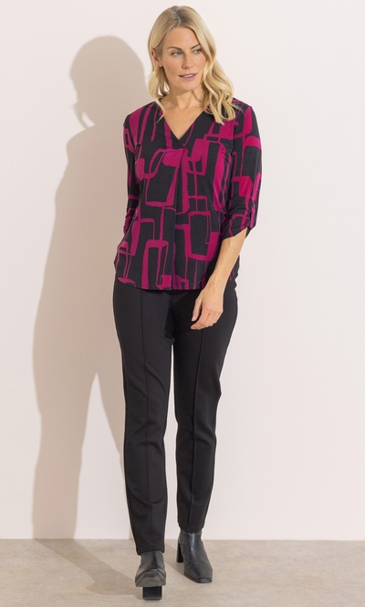 Anna Rose Abstract Printed Top