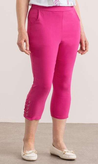 Anna Rose Pull On Cropped Trousers