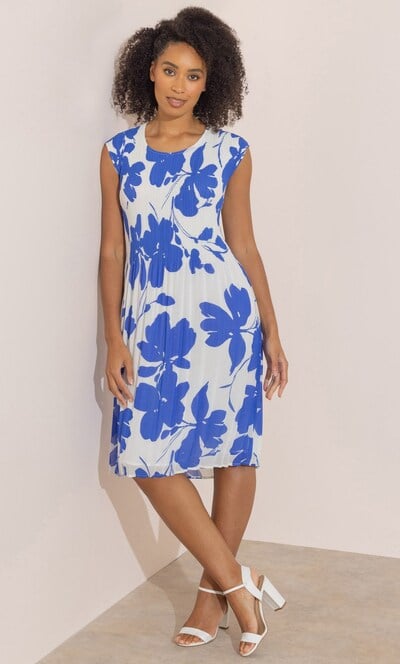 Floral Printed Sleeveless Dress