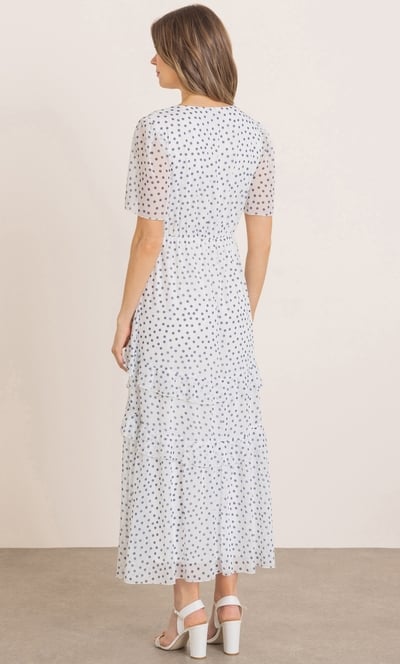 Polka Dot Maxi Dress