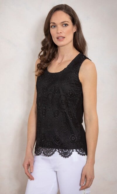 Sleeveless Crochet Top