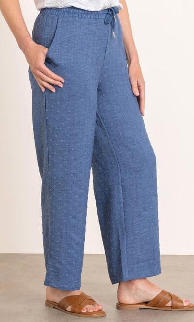 Anna Rose Pull On Wide Leg Spotty Trousers