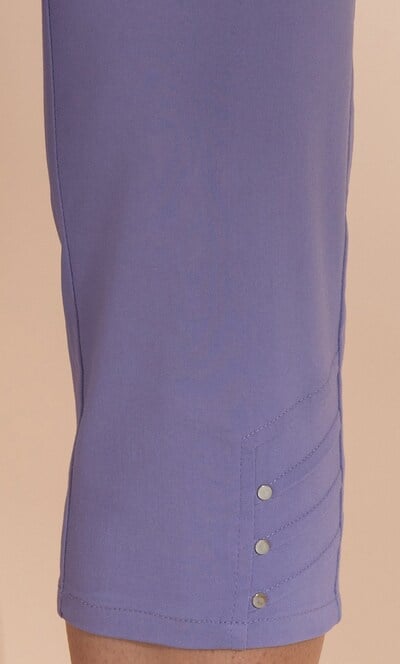 Embellished Pull On Capri Pants