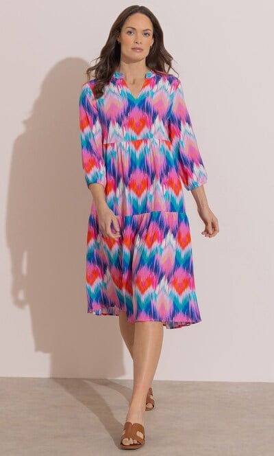 Printed Loose Fit Dress