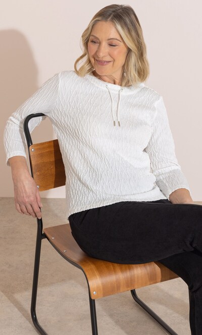 Anna Rose Casual Draw Cord Top