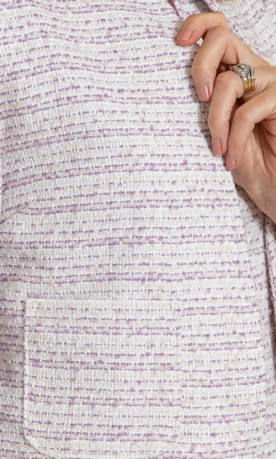 Anna Rose Shimmer Boucle Jacket