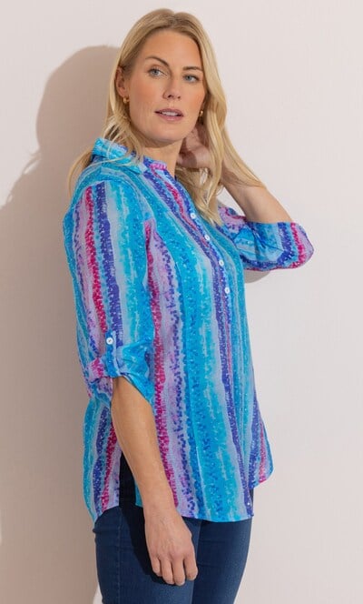 Anna Rose Embellished Printed Top