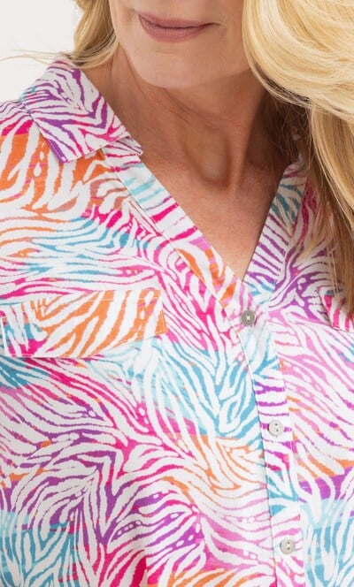 Anna Rose Printed Blouse