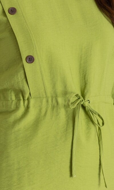 Tie Waist Short Sleeve Top