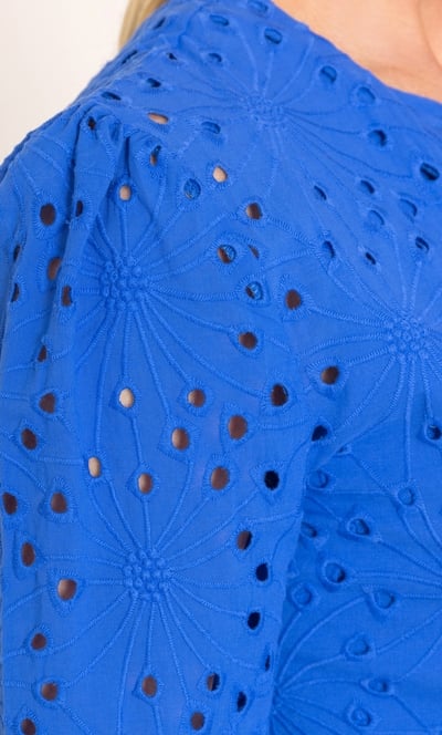 Anna Rose Broderie Anglaise Cotton Jacket